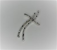 Pendente Guerretta Gioielli Donna CROCE IN ORO in Oro bianco GUERR166 - GUERR166